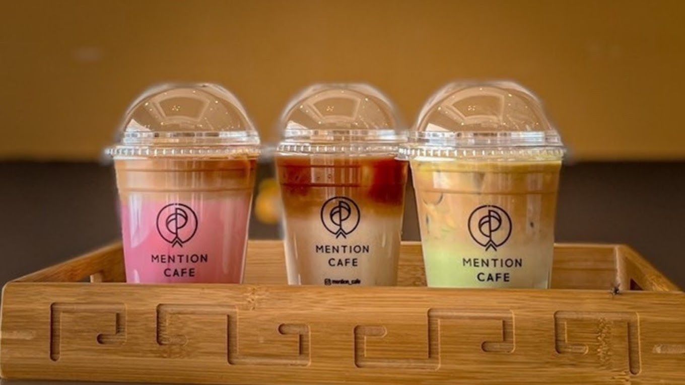 A photograph of Mention cafe