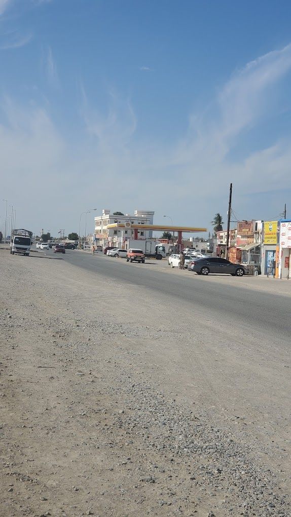 A photograph of Shell gas station