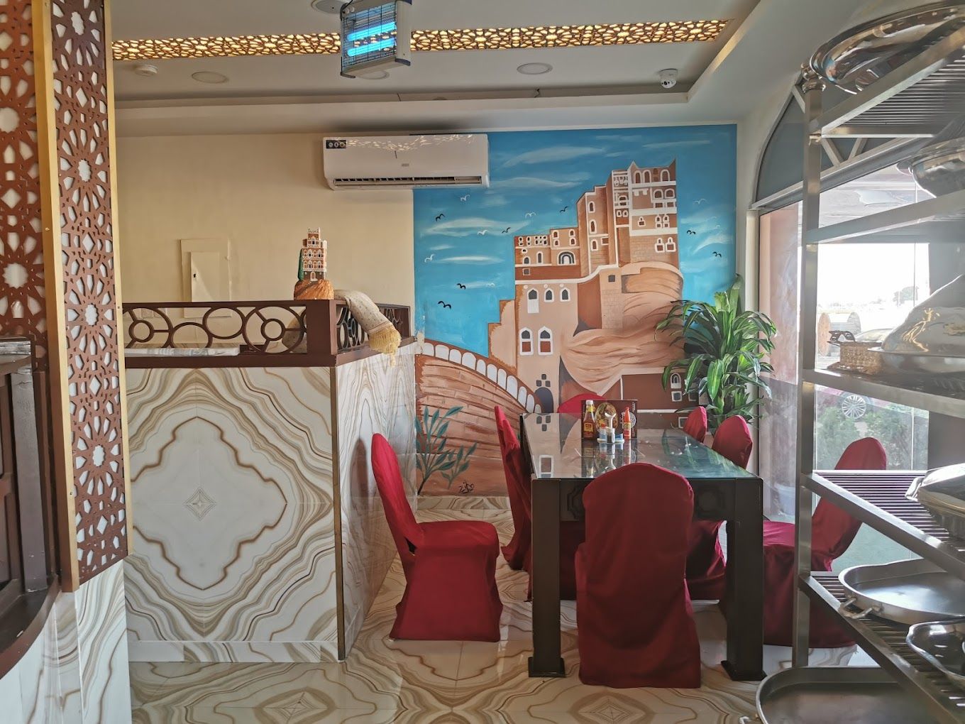 A photograph of Al-Dar Al-Yemeni Restaurant for Arabic banquets