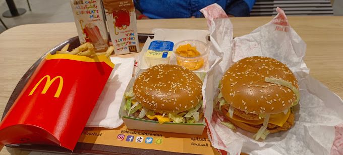 A photograph of McDonald's