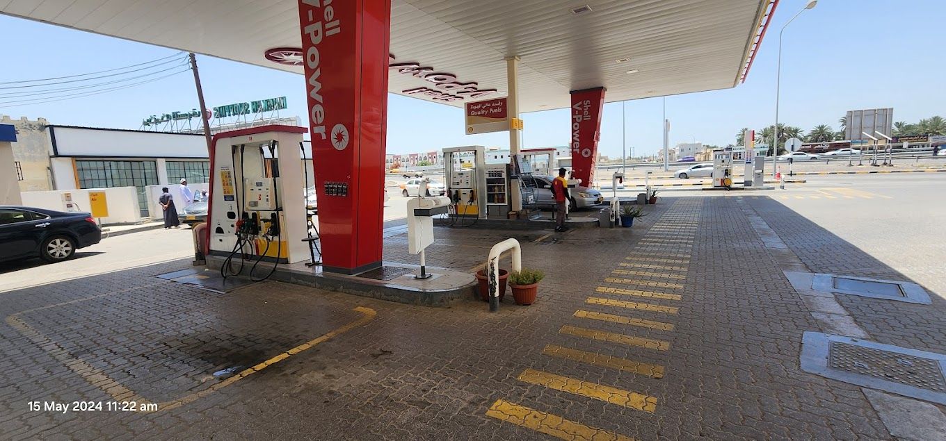 A photograph of Shell Gas Station