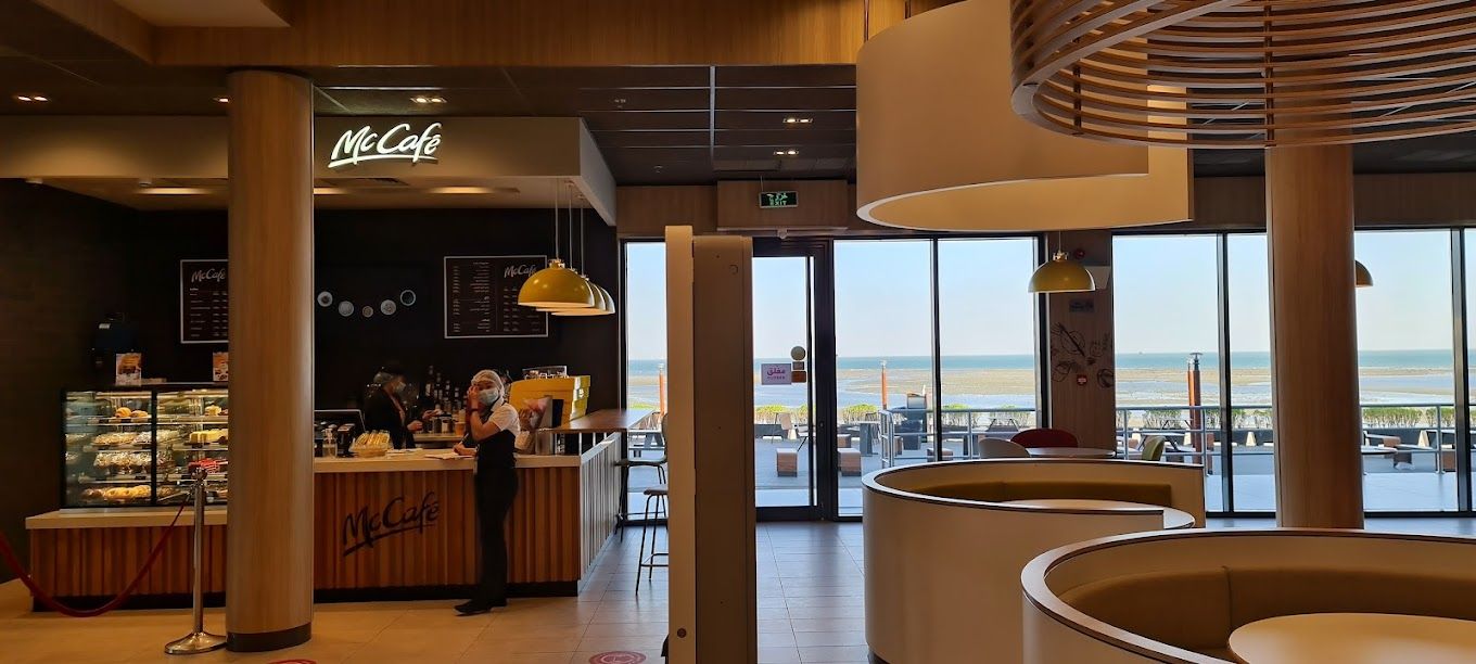 A photograph of McDonald's