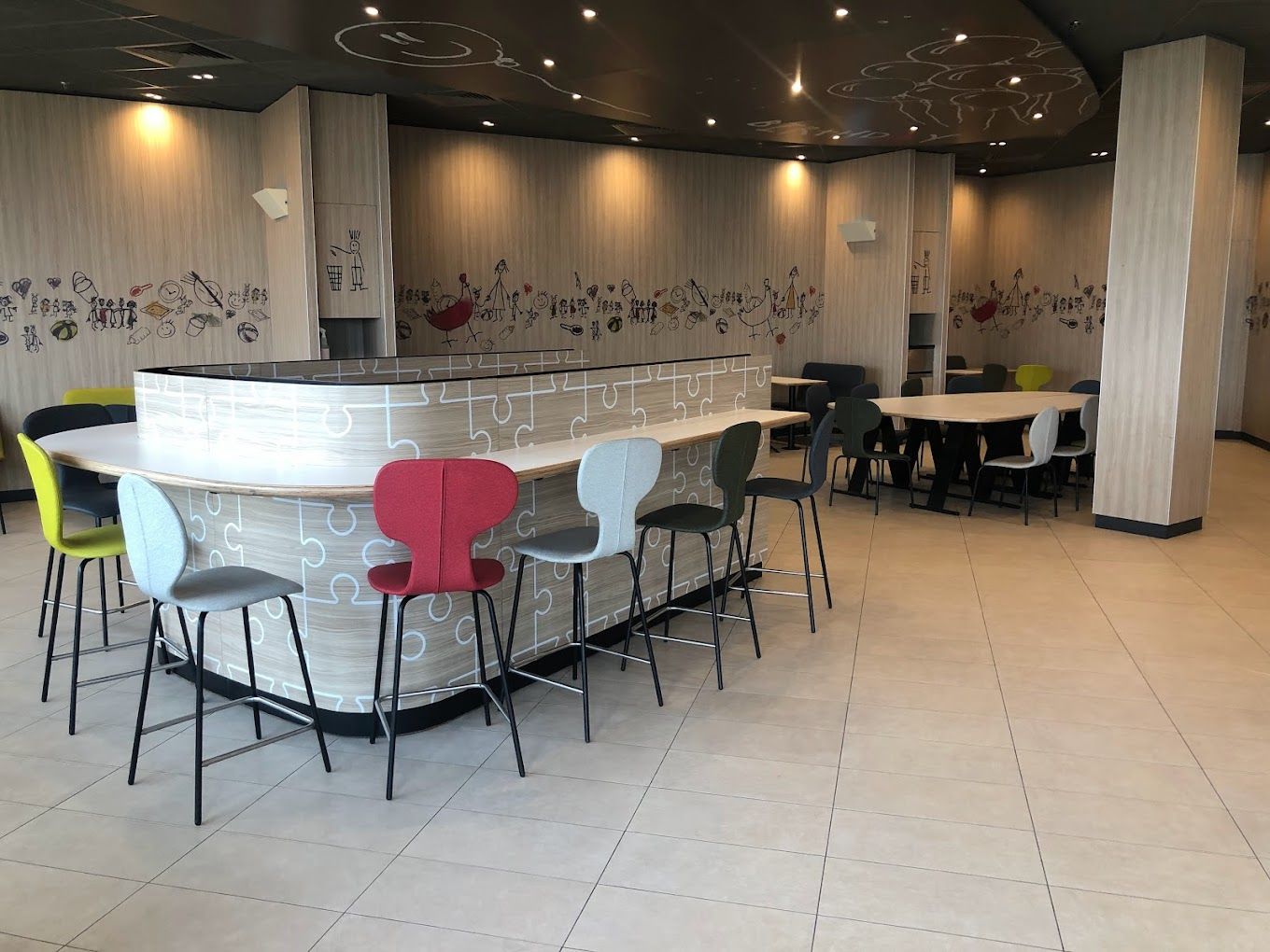 A photograph of McDonald's