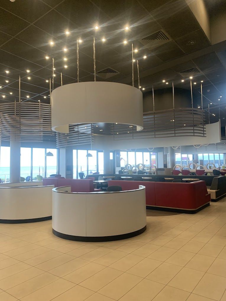 A photograph of McDonald's