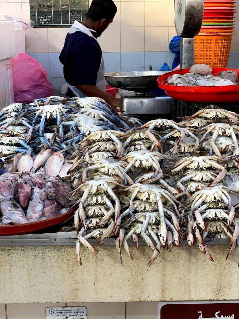 Kuwaiti market for fresh fish
