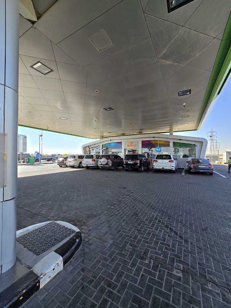 A photograph of Owlaa Gas Station